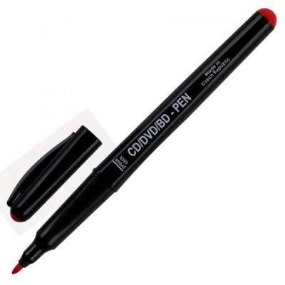 Маркер CD-PEN Centropen 1мм красн.