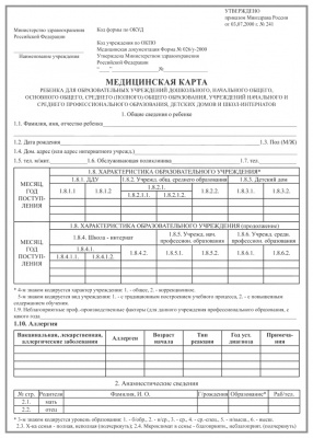 Медицинская карта ребенка А5 красный Ф026