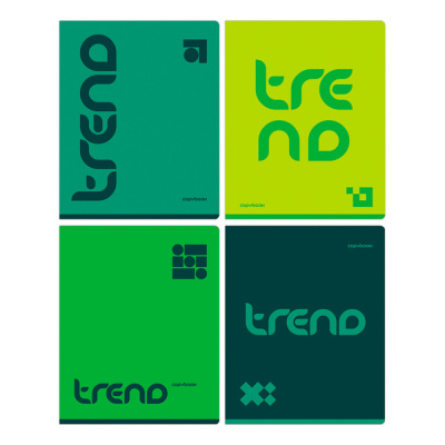 Тетрадь 48л кл.BG Monocolor. Green trend