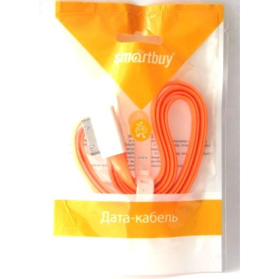 Кабель Smart buy для iPhone 4/4S USB 2.0-30-pin голуб,магнитный 0,2м