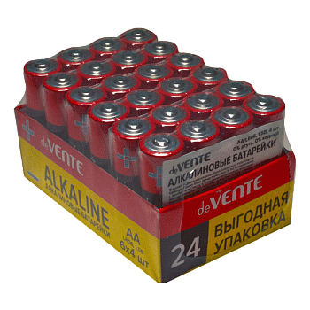 Батарейки deVENTE Alkaline LR06,1,5В алкалинов, AA 4BL