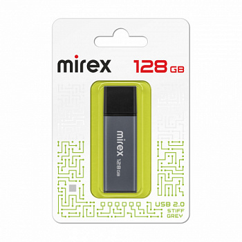 Флеш-драйв Mirex 128Гб STIFF GRAY 
