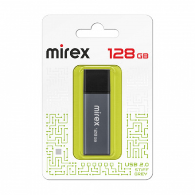 Флеш-драйв Mirex 128Гб STIFF GRAY 