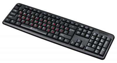 Клавиатура Oklick 305M черный USB Multimedia