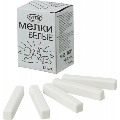 Мел белый школьный