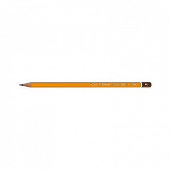 Карандаш ч/гр. Koh-i-Noor 1500/6В шестигран.желт.корп.с головкой