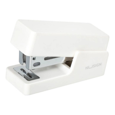 Степлер-мини DELI ENS083WHITE №10/ 24/6Buro 15л метал., белый