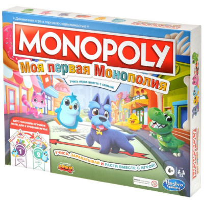 Игра настольная Монополия.Джуниор 2в1