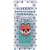 Корректор-лента 5мм*6м deVENTE 100% Cute.Fox фронт.апплик,бирюзов.непрозр.корпус