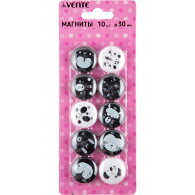Магнит для офисной доски 30мм (10 шт) deVENTE.Animal faces (24)