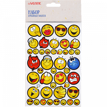 Набор бумажных наклеек для творчества "deVENTE. Emotions" 19,5 x 12,5 см, (6л), пл/п
