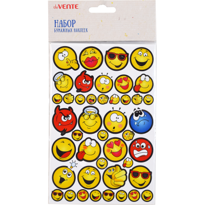 Набор бумажных наклеек для творчества "deVENTE. Emotions" 19,5 x 12,5 см, (6л), пл/п
