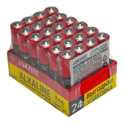 Батарейки deVENTE Alkaline LR03,1,5В алкалинов, АAA 4BL