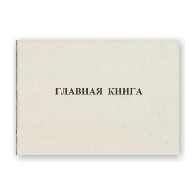 Главная книга А4 газетная