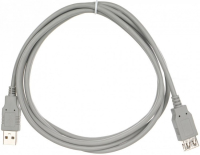 Кабель VCOM (CU202-G) USB 2.0 Aм-Af удлинительный 1.8м