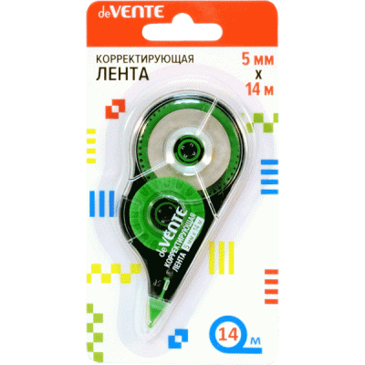 Корректор-лента 5мм*14м deVENTE фронт.аппликат.(24)