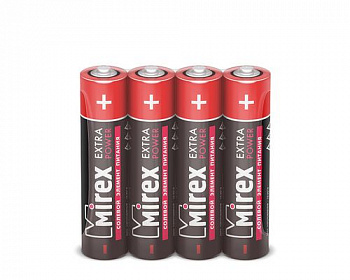 Батарейки Mirex R03/AAA 1.5V shrink солевая
