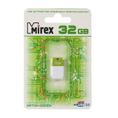 Флеш-драйв Mirex 32Гб Arton Green /Red