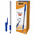 Ручка шар BIC ROUND Stic Exact, 0,28 /0,3мм сер/корп, рез/д, (Синяя) (20) 199941 