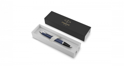Ручка PARKER IM Core К321 Matte Blue CT M, под/кор, син/черн