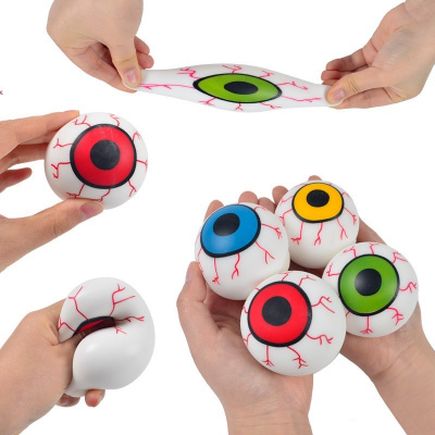 Мялка - антистресс «Squeeze eye», yellow AQ-1029-04 