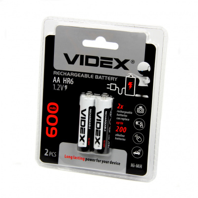 Аккумулятор VIDEX HR6/AA 1000mAh 2BL