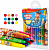 Восковые мелки 12цв Deli EC223-12 Color Kids кругл с поворотным механизмом дл.165мм, д.10мм