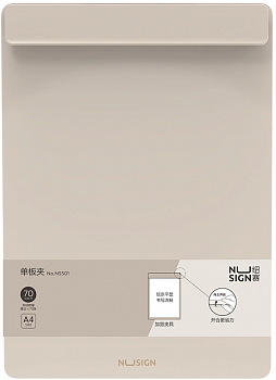 Папка-клипборд А4 Deli, Nusign NS501Grey, пенопропиллен, серый