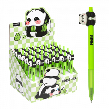 Ручка авт deVente SweetPanda 0.7мм, масл/ч,дек/эл, 