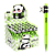 Ручка авт deVente SweetPanda 0.7мм, масл/ч,дек/эл, 