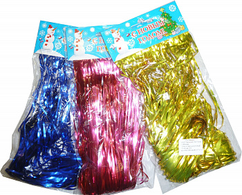 Дождь 200*7,5см цв.двустор