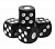 Кубики игральные 1,4*1,4см (черные)