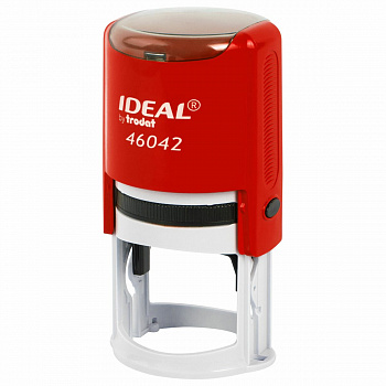 Оснастка для кругл.печати (d=42 мм) IDEAL, красн/корп