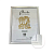Фоторамка 30*40 пластик МРАМОР СЕРЕБРО 
