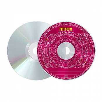 CD-R MIREX Brand 52X 700MB Bulk 50 (500)