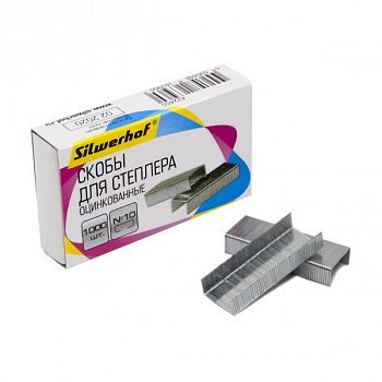 Скобы №10 Silwerhofe оцинк 421011-40 (20)