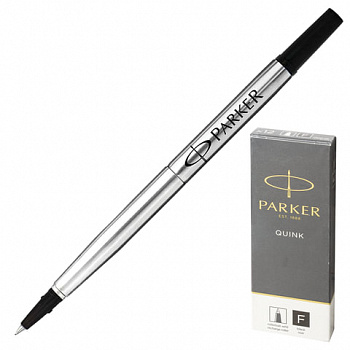 Стержень PARKER роллеров Quink RB Z-01 ЧЕРНЫЙ F 0.5 мм