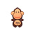 Флэш-драйв Mirex 08Гб MONKEY BROWN (ecopack)