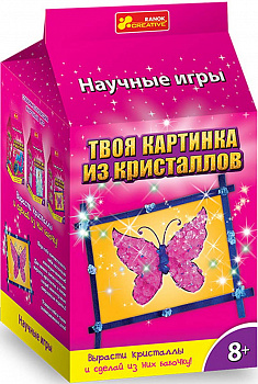 Научные игры Твои украшения из кристаллов/Твоя картина из крист/Твоя фоторам.в крист.