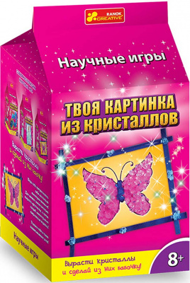 Научные игры Твои украшения из кристаллов/Твоя картина из крист/Твоя фоторам.в крист.