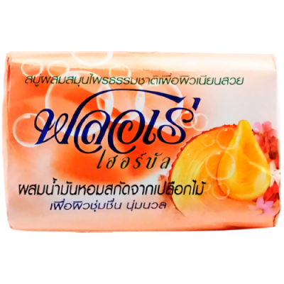 Мыло туалетное 80гр LION Масло сандалового дерева/Flore Herbal Bar Soap