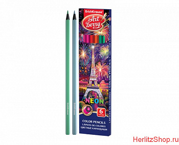 Цв.карандаши 6цв ЕК Artberry Neon