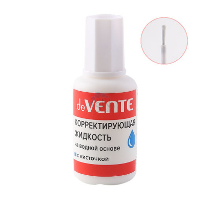 Корректор-штрих (на вод.основе) deVENTE 20гр.(12)