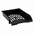 Лоток горизонт.ЛИДЕР черный Стамм