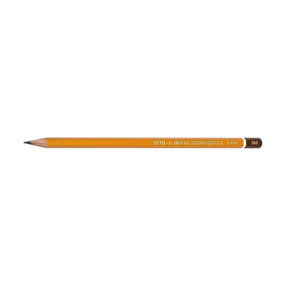 Карандаш ч/гр. Koh-i-Noor 1500/5Н шестигран.желт.корп.с головкой
