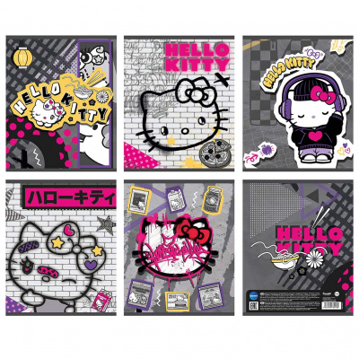 Тетрадь 48л кл. Hello Kitty, мел/к, твин-лак Центрум (10)