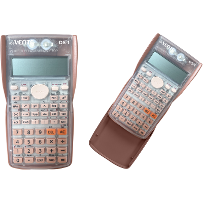 Калькулятор deVENTE DS-1ТР, инжен.непрогр,10+2разр.85*155*25мм,разрЕГЭ