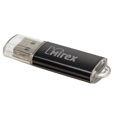 Флеш-драйв Mirex 32Гб UNIT BLACK/AQUA