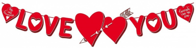 Гирлянда Love you