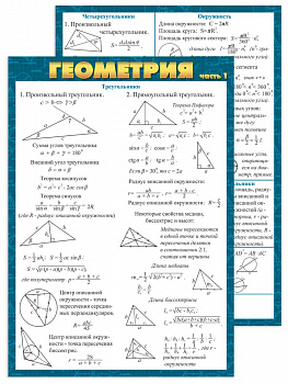 Карточка-шпаргалка Геометрия часть 1 18